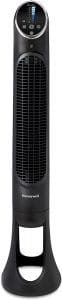 Honeywell Air Purifiers and Fans HYF290 Tour QuietSet (8 vitesses, oscillation à 80 °, fonction minuterie, télécommande, options de variation d'intensité), Noir