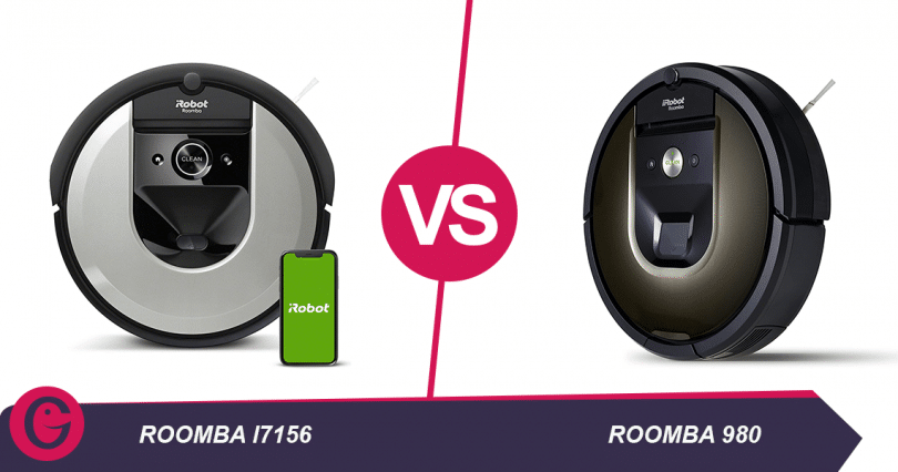iRobot Roomba i7 ou iRobot Roomba 980 ? Comparaison et Différence