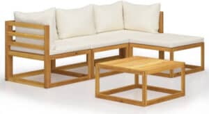vidaxl ensemble en acacia avis