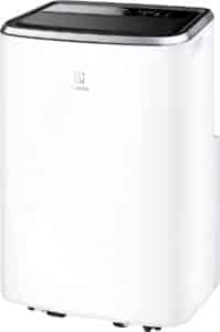 Electrolux Climatiseur Portable Silencieux – EXP34U338CW ChillFlex Pro 14 A – 3 en 1, Climatiseur, Déshumidificateur, Ventilateur – 4 vitesses – Gaz réfrigérant R290 – 1500 W – Blanc