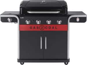 Char-Broil Gas2Coal 440 - Barbecue à gaz, couleur : noir